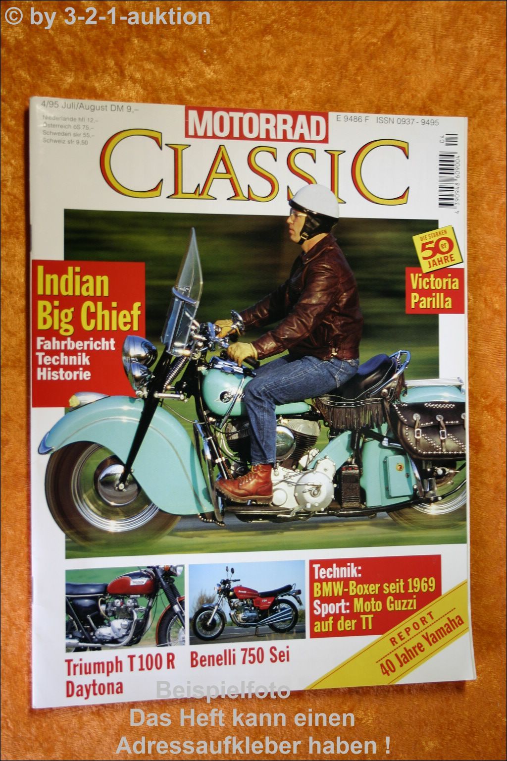 Motorrad Classic 4/95 Indian Big Chief Triumph Daytona
