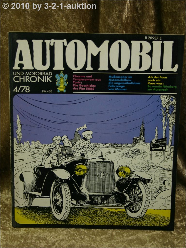 Automobil & Motorrad Chronik 4/78 Simplex Faun Fiat 508