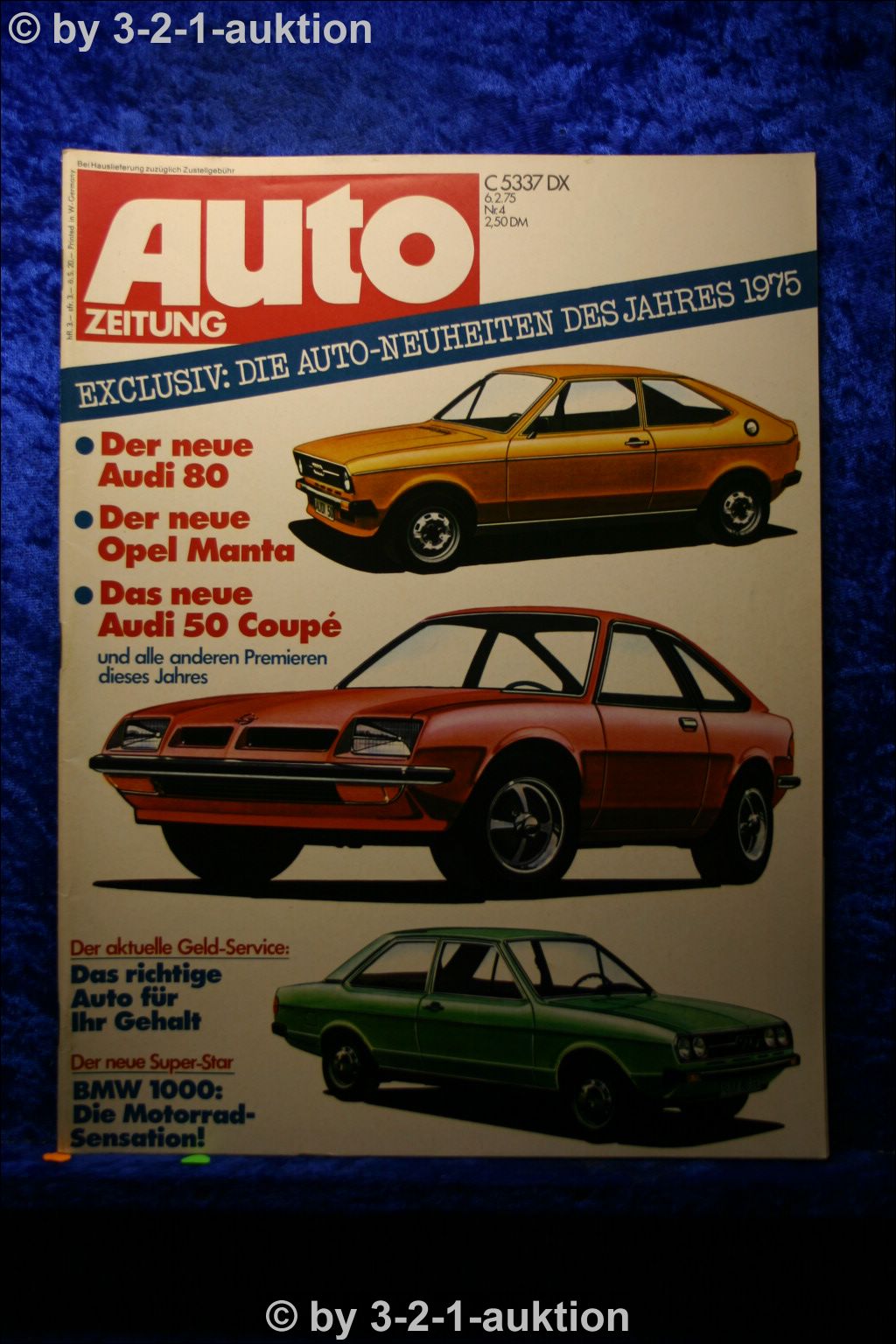 Car Newspaper 4 75 Audi 80 Vauxhall Manta Audi 50 Coupe Bmw 1000 Ebay